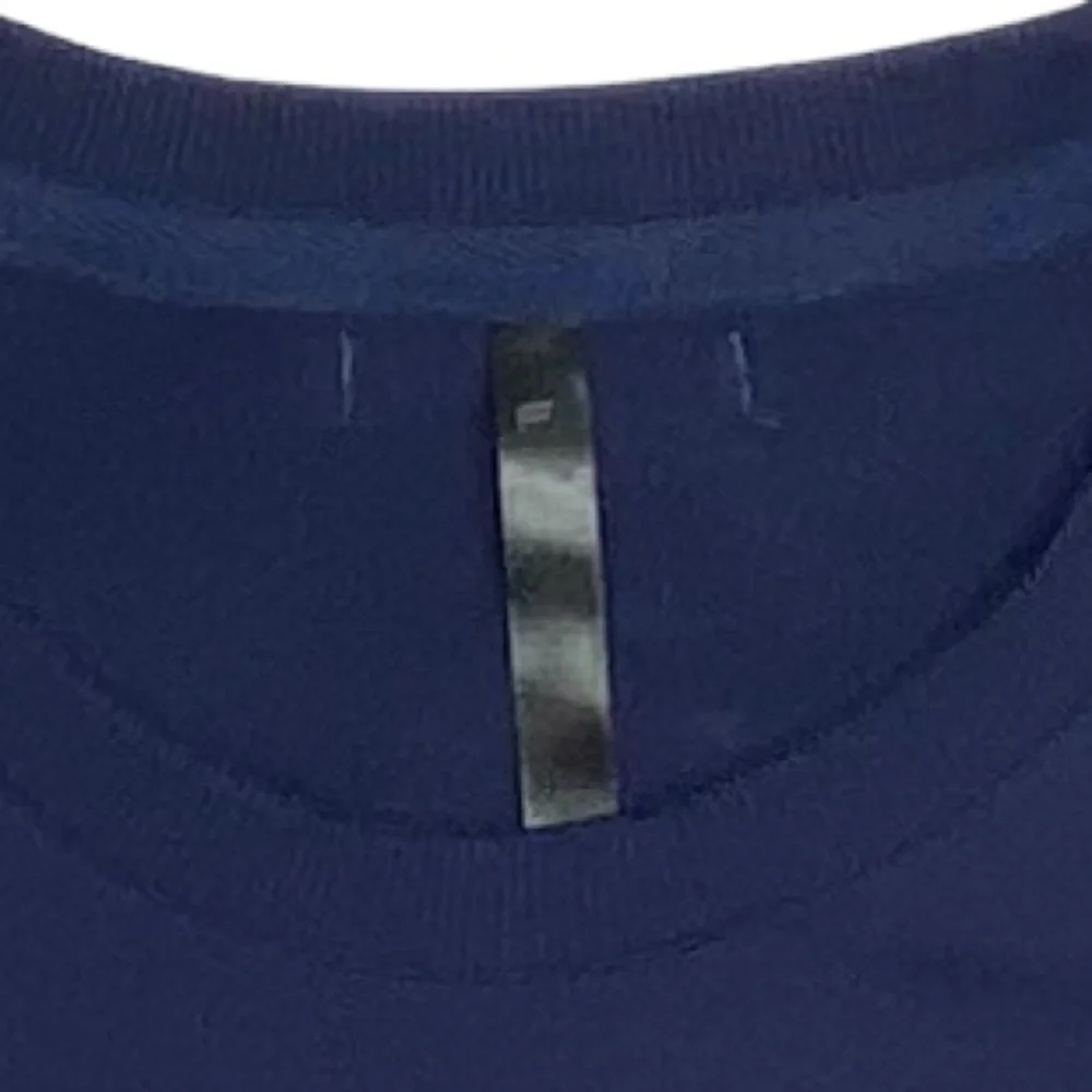 Fabletics Mens The Courtside Crew Navy Reflective Dot Logo French Terry Crew XXL - Picture 8 of 13